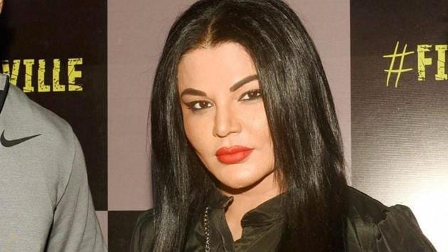An arrest warrant against Rakhi Sawant was issued by a Ludhiana court on March 9.(PTI)