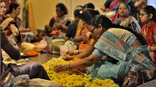 The preparations are on. (Prashant Waydande/HT PHOTO) 