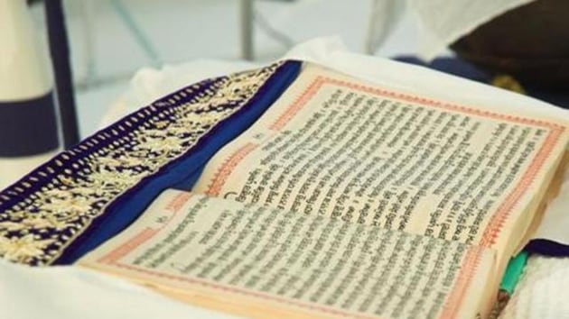 As many as 13 pages (444-457) of the holy ‘bir’ were found torn in the gurdwara, 25 km from the district headquarter, on Tuesday evening.(HT Representative Image) As many as 13 pages (444-457) of the holy ‘bir’ were found torn in the gurdwara, 25 km from the district headquarter, on Tuesday evening.(HT Representative Image)