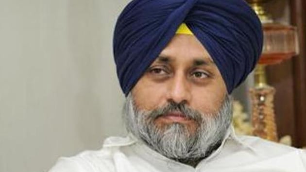 Former deputy CM of Punjab and SAD president Sukhbir Singh Badal(HT File Photo)