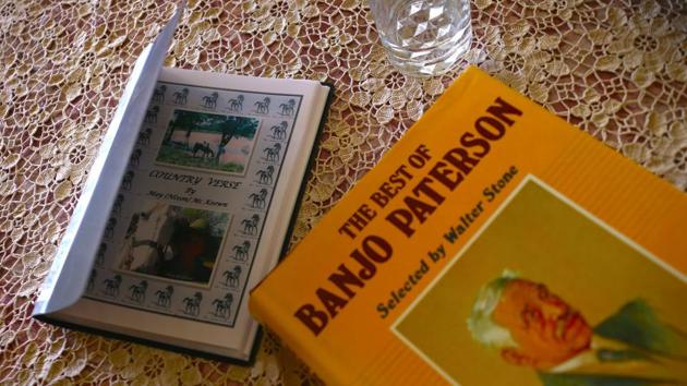 A book of poetry by May McKeown sits next to a poetry book by Australian poet Banjo Patterson on a table in May's homestead. (David Gray/REUTERS) A book of poetry by May McKeown sits next to a poetry book by Australian poet Banjo Patterson on a table in May's homestead. (David Gray/REUTERS)