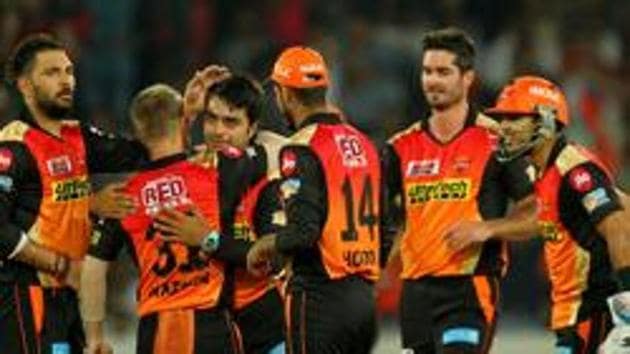 Rashid Khan finished with the figures of 2/36 as Sunrisers Hyderabad (SRH) defeated Royal Challengers Bangalore (RCB) by 35 runs in the opening game of the 2017 Indian Premier League (IPL).(BCCI)