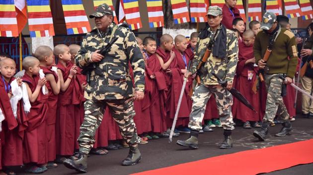 The spiritual leader was earlier scheduled to depart from Tawang on April 9 and visit other places, some of which, including state capital Itanagar are likely to be struck off the itinerary. (Biju BORO / AFP)