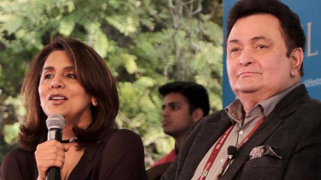 Bollywood actor-couple Rishi Kapoor and Neetu Kapoor during the Jaipur Literature Festival at Diggi Palace in Jaipur recently. Kapoor has commented on the absence of Pakistani cricketers from Indian Premier League T20 (PTI) Bollywood actor-couple Rishi Kapoor and Neetu Kapoor during the Jaipur Literature Festival at Diggi Palace in Jaipur recently. Kapoor has commented on the absence of Pakistani cricketers from Indian Premier League T20 (PTI)