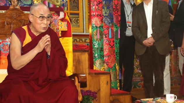 Tibetan leader Dalai Lama is on a week-long visit to Arunachal Pradesh.(HT Photo)