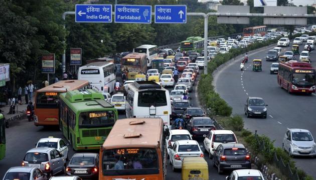 The metropolis has progressed to building a Smart City, but the basic foundation of inclusiveness in public spaces seems to have withered away.(Arun Sharma/HT FILE)