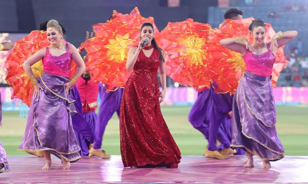 Shamlili Kolgade performs during the opening ceremony in Pune. (BCCI) 