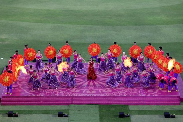 Spectators were offered traditional performances in Maharashtrian style. (BCCI) 