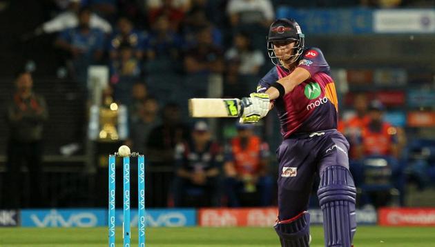 Steve Smith’s unbeaten 84-run knock guided Rising Pune Supergiants (RPS) to a 7-wicket win over Mumbai Indians (MI) in their opening encounter of the 2017 Indian Premier League (IPL). (BCCI) Steve Smith’s unbeaten 84-run knock guided Rising Pune Supergiants (RPS) to a 7-wicket win over Mumbai Indians (MI) in their opening encounter of the 2017 Indian Premier League (IPL). (BCCI)