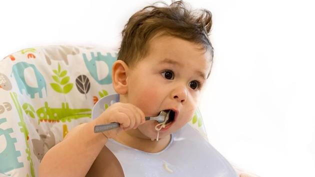 Most infants eat their first gluten-containing cereals around six months of age, a time when their immune systems are more vulnerable to viruses.(Shutterstock) Most infants eat their first gluten-containing cereals around six months of age, a time when their immune systems are more vulnerable to viruses.(Shutterstock)