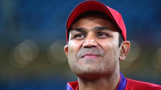 Virender Sehwag took to Twitter to hail CRPF commander Chetan Cheetah on his miraculous recovery.(Getty Images)