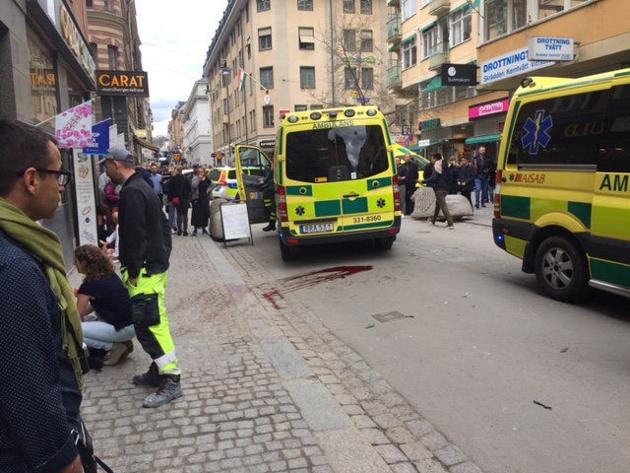 In pics: Nightmare on Stockholm streets, chaos and panic follow truck ...