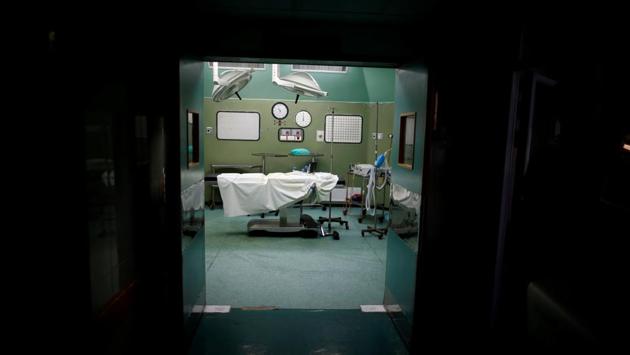 A view shows an operating room at Shifa hospital. Gazan healthcare providers complain the Israeli blockade deprives them of vital resources. (Mohammed Salem/REUTERS)