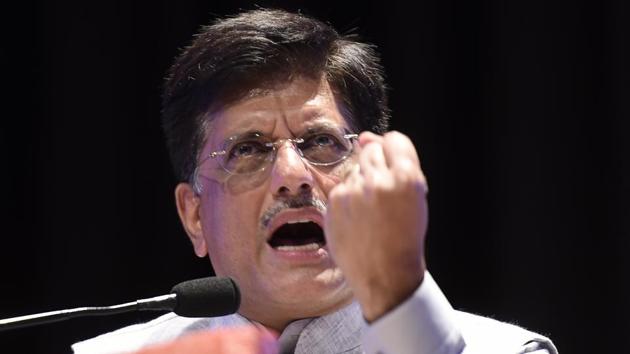 Union power minister Piyush Goyal said that the bill footed by the AAP was a gross misuse of public money and Arvind Kejriwal should resign as chief minister on moral grounds.(Arvind Yadav/ HT file)
