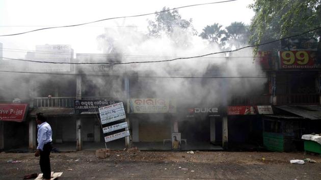 Bhadrak last saw a riot in March 1991 on the day of Ram Navami when a religious procession of Hindus had a scuffle with a Muslim bystander. (Arabinda Mahapatra/HT Photo)