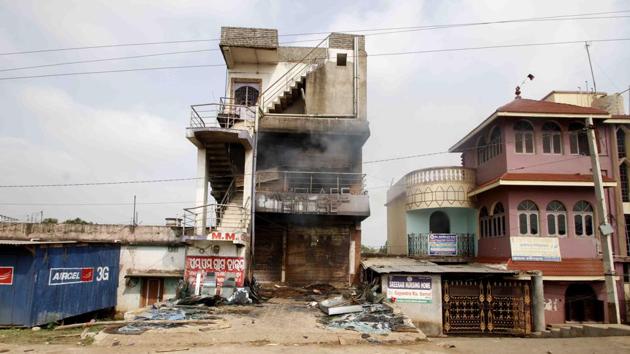 On Saturday, the Centre rushed 2,000 paramilitary personnel to Odisha to assist the local administration in maintaining law and order after several reports of damage of property. (Arabinda Mahapatra/HT Photo)