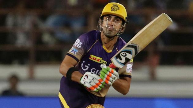 Kolkata Knight Riders captain Gautam Gambhir scored 76*. (BCCI)
