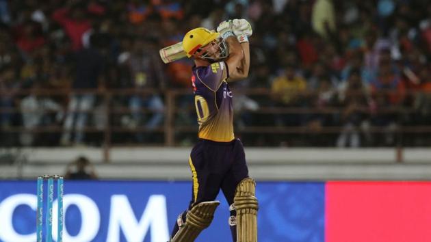 Chris Lynn smashed his first fifty in the Indian Premier League and he shared a record 184-run opening stand with Gautam Gambhir to help Kolkata Knight Riders beat Gujarat Lions by 10 wickets. (BCCI) Chris Lynn smashed his first fifty in the Indian Premier League and he shared a record 184-run opening stand with Gautam Gambhir to help Kolkata Knight Riders beat Gujarat Lions by 10 wickets. (BCCI)