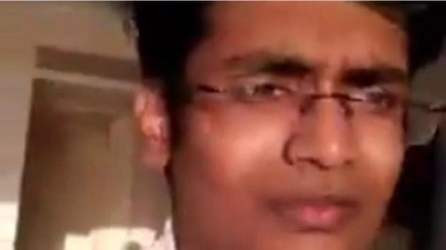 Arjun Bhardwaj, 24, live-streamed a video on how to commit suicide, before jumping to his death from the 19th floor of a hotel in Mumbai.(HT Photo)