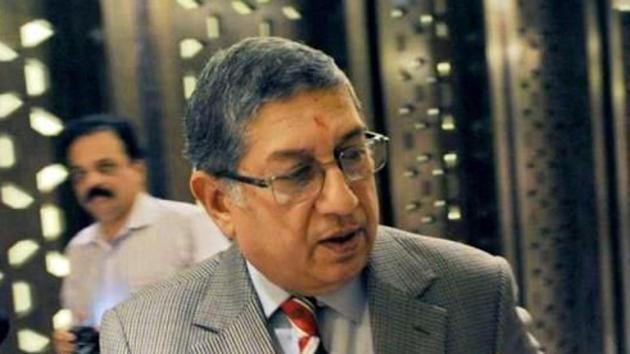 N Srinivasan is said to have the backing of officials to represent BCCI at the International Cricket Council (ICC). (AFP file photo) N Srinivasan is said to have the backing of officials to represent BCCI at the International Cricket Council (ICC). (AFP file photo)