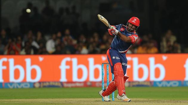 Rishabh Pant en route to his fifty against Royal Challengers Bangalore. (BCCI)