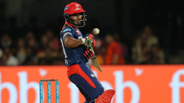 Rishabh Pant of the Delhi Daredevils avoids a rising delivery from Tymal Mills. (BCCI)