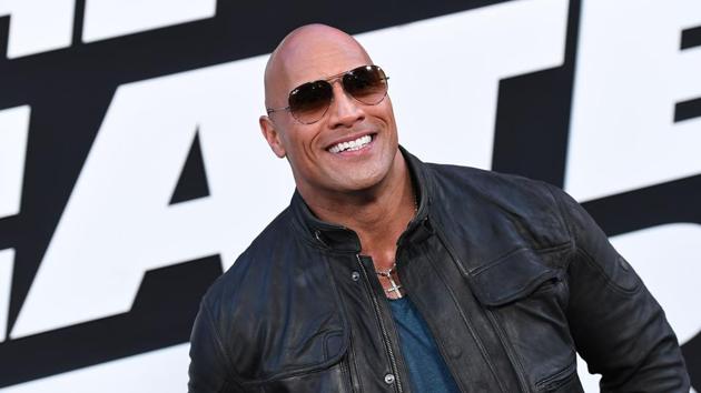 Actor Dwayne Johnson attends the premiere of Universal Pictures' The Fate Of The Furious at Radio City Music Hall in New York City. (AFP)