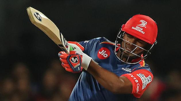 Rishabh Pant scored a fifty for Delhi Daredevils in their IPL 2017 match against Royal Challengers Bangalore at the M Chinnaswamy Stadium in Bangalore on Saturday.(BCCI)