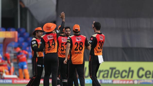Bhuvneshwar Kumar struck as he removed the dangerous Jason Roy for 31. (BCCI)