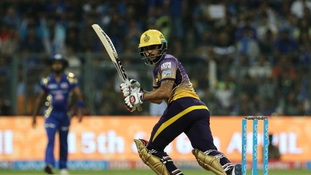 Manish Pandey blasted 81 off 47 balls as KKR finished on 178/7. (BCCI)