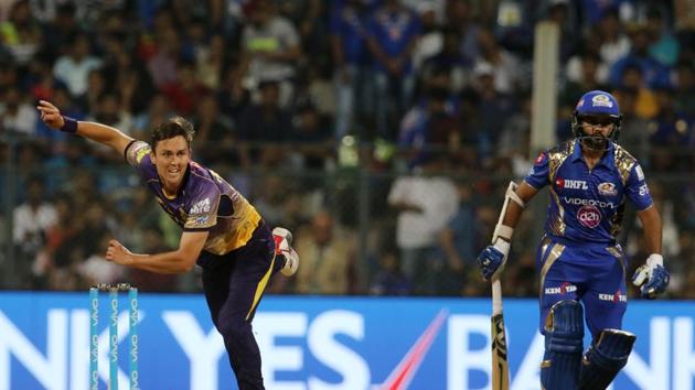 Trent Boult and Chris Woakes started well as Mumbai Indians made a steady start. (BCCI)