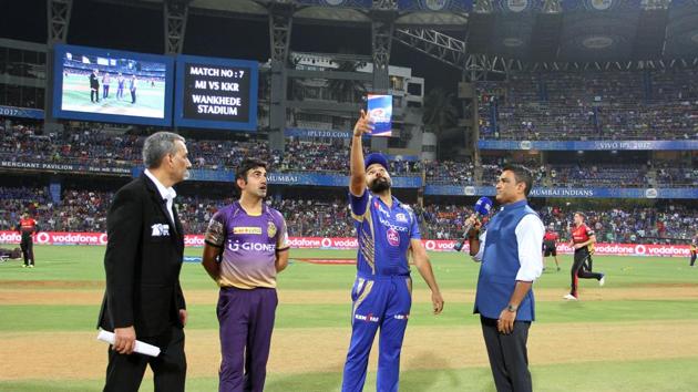 Mumbai Indians won the toss and chose to bowl against Kolkata Knight Riders. (BCCI)