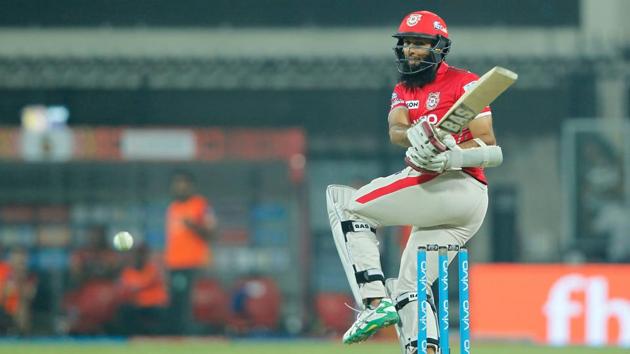 Hashim Amla slammed his second fifty as Kings XI Punjab defeated Royal Challengers Bangalore by eight wickets. Get full cricket score of Kings XI Punjab vs Royal Challengers Bangalore here(BCCI-HT Photo)