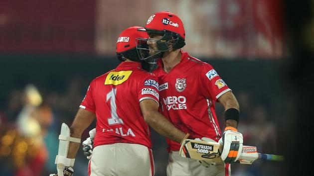 Maxwell went past 1000 runs in the Indian Premier League and he finished the match with a six. (BCCI)
