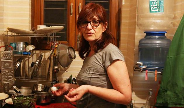 Elena has lived in India for nearly seven years — long enough for her to develop a taste for Indian khana.(Mayank Austen Soofi) Elena has lived in India for nearly seven years — long enough for her to develop a taste for Indian khana.(Mayank Austen Soofi)