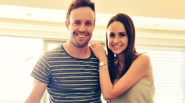 AB de Villiers (L) said his wife Danielle’s word of confidence helped him make a spectacular comeback during the IPL 2017 match between Kings XI Punjab and Royal Challengers Bangalore. (AB de Villiers/Twitter) AB de Villiers (L) said his wife Danielle’s word of confidence helped him make a spectacular comeback during the IPL 2017 match between Kings XI Punjab and Royal Challengers Bangalore. (AB de Villiers/Twitter)