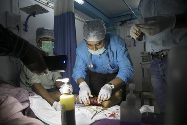 India-trained doctors are five times more likely to be assessed than UK-trained doctors.(Representational Photo/Getty Images) India-trained doctors are five times more likely to be assessed than UK-trained doctors.(Representational Photo/Getty Images)