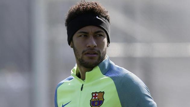FC Barcelona's Neymar will miss the crucial La Liga match against Real Madrid. (AP) FC Barcelona's Neymar will miss the crucial La Liga match against Real Madrid. (AP)