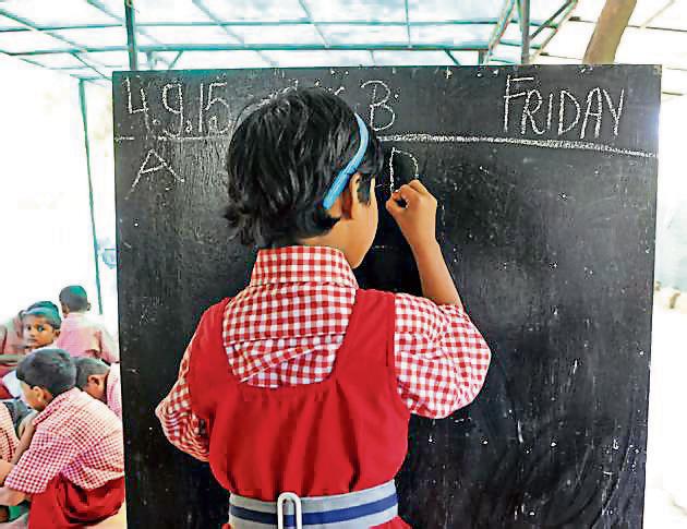 .There are around 50 other people living in east Delhi and admitted in different private schools in the area, where children have been going to schools without books.(Representative photo)