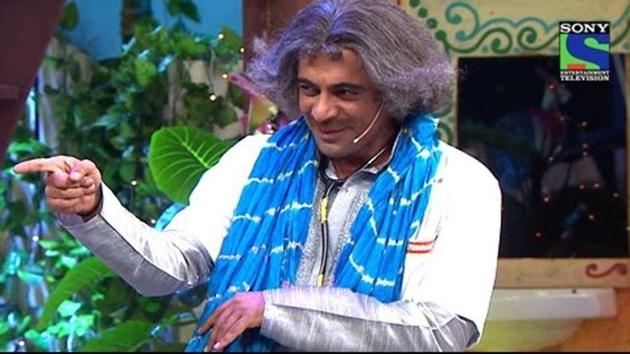Sunil Grover as Dr Mashoor Gulati on The Kapil Sharma Show.
