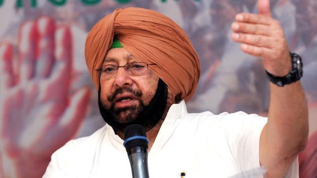Punjab chief minister Capt Amarinder Singh. (HT File Photo) Punjab chief minister Capt Amarinder Singh. (HT File Photo)