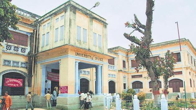 Office of Patna university, which will complete 100 years of its existence, on October 1 this year.(HT file photo)