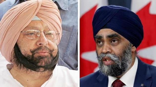 Punjab chief minister Captain Amarinder Singh said he will not meet Sajjan during his expected visit to India later this month.(HT File/Reuters)