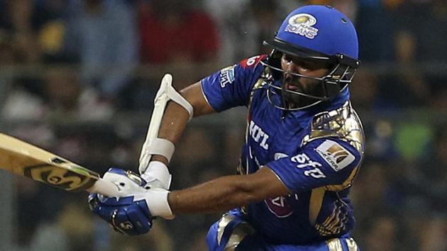 Mumbai Indians’ Parthiv Patel bats during their Indian Premier League (IPL) match against Sunrisers Hyderabad.(AP)