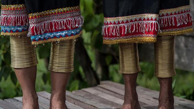 Anat and Anyu come from the 300-year-old Kampung Semban, better known as ‘a paradise in the cloud’, nestled among the mountains of the Bungo Range. (Mohd RASFAN / AFP)