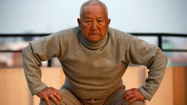 He later became an apple farmer and constructed roads and dams before settling down to run hotels in Kathmandu. (Navesh Chitrakar/REUTERS)