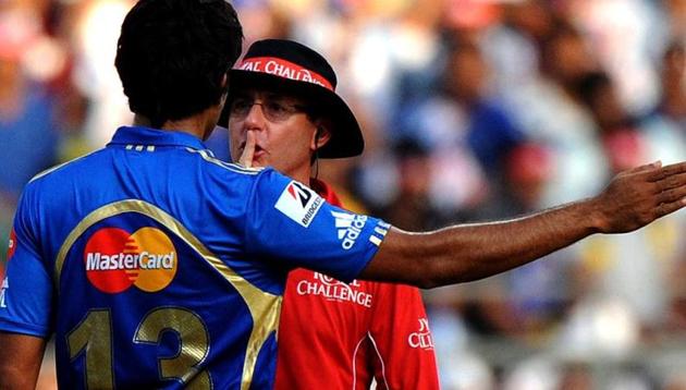 The Indian Premier League officials have come up with the best deterrent against players questioning officials’ decisions - heavy fines.(AFP)