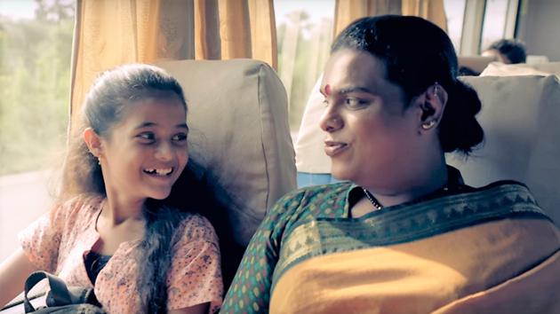 A still from the Vicks ad, featuring Gauri Sawant, a transgender mother who raised an orphaned girl