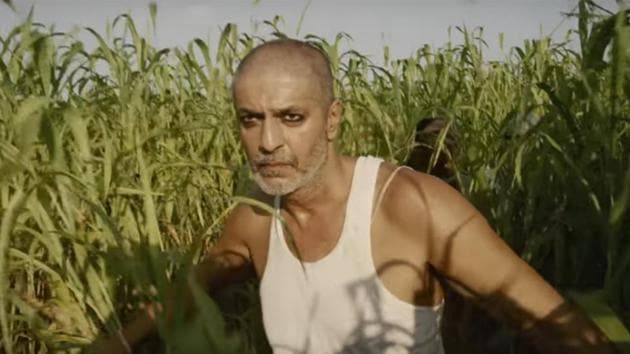 Chunky Pandey in a still from Begum Jaan. Chunky Pandey in a still from Begum Jaan.