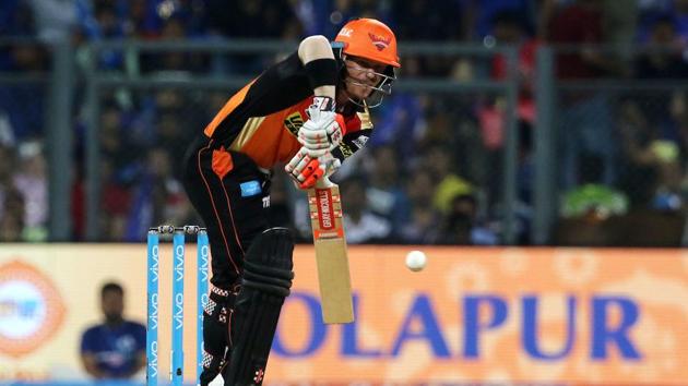 Warner got SRH off to a cautious start and slowly started to deal in boundaries. (BCCI)